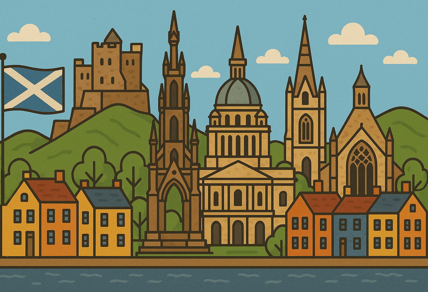 Scotland skyline